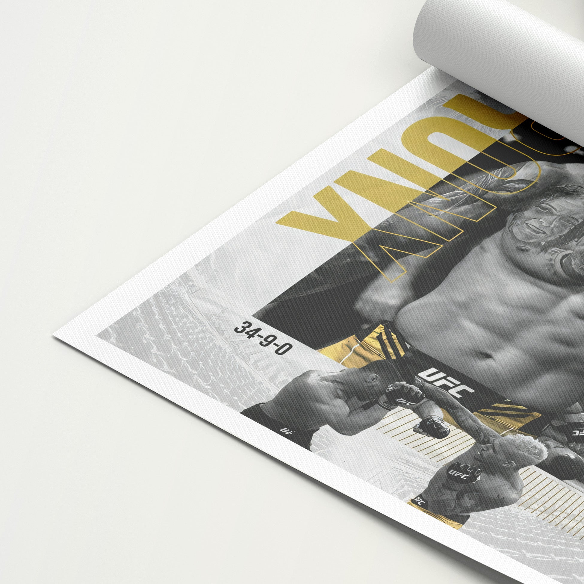 Charles Oliveira 'Bronx' Canvas