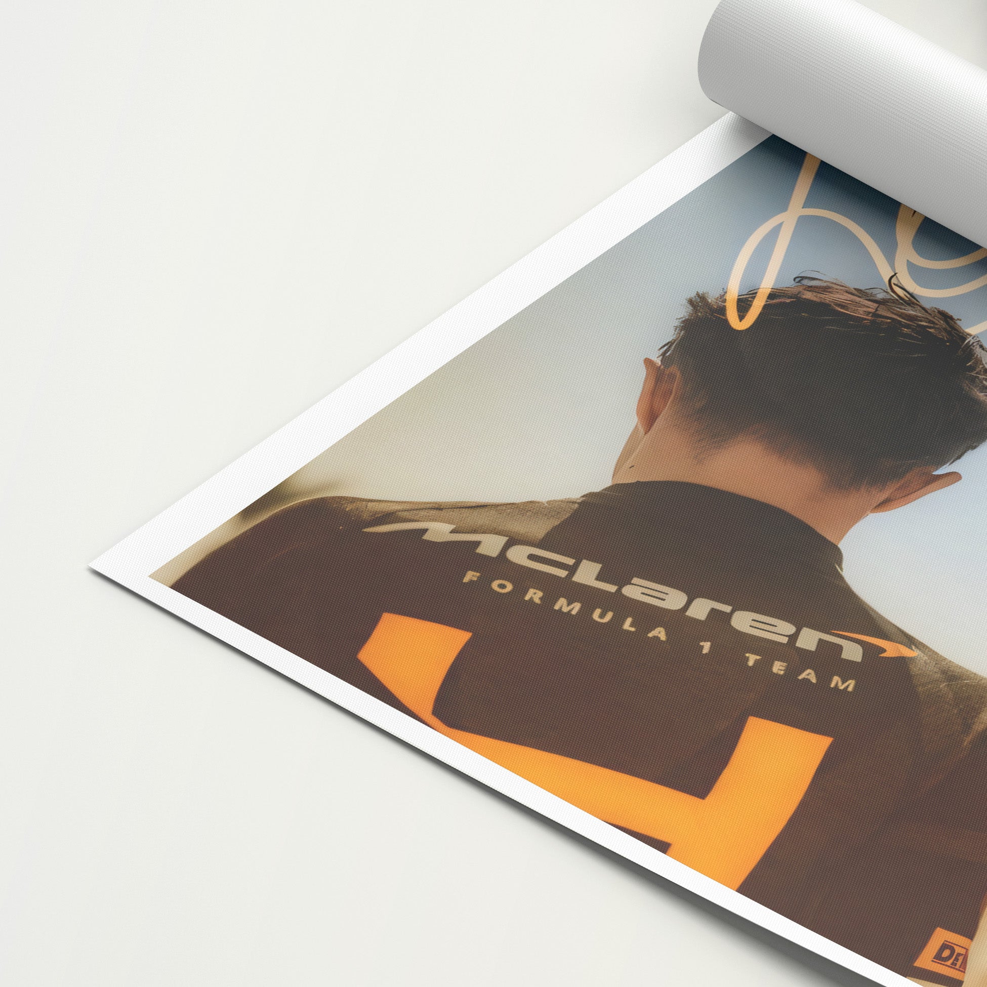 Lando Norris 'Signiture' Canvas