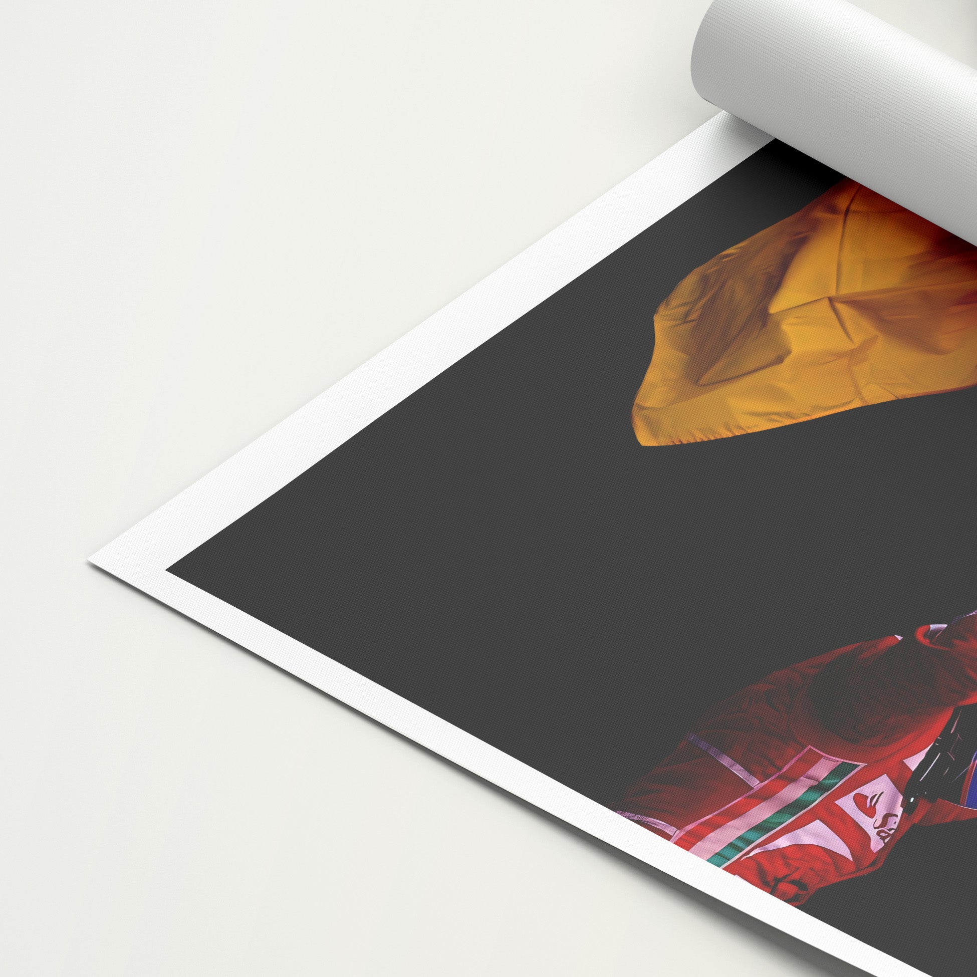 Fernando Alonso 'Ferrari' Canvas