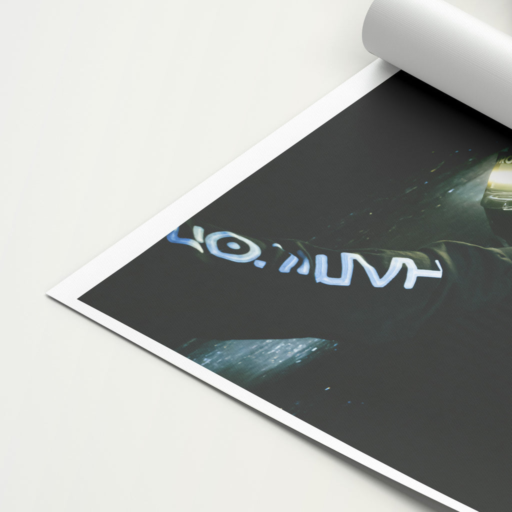 Lewis Hamilton 'Rain' Canvas