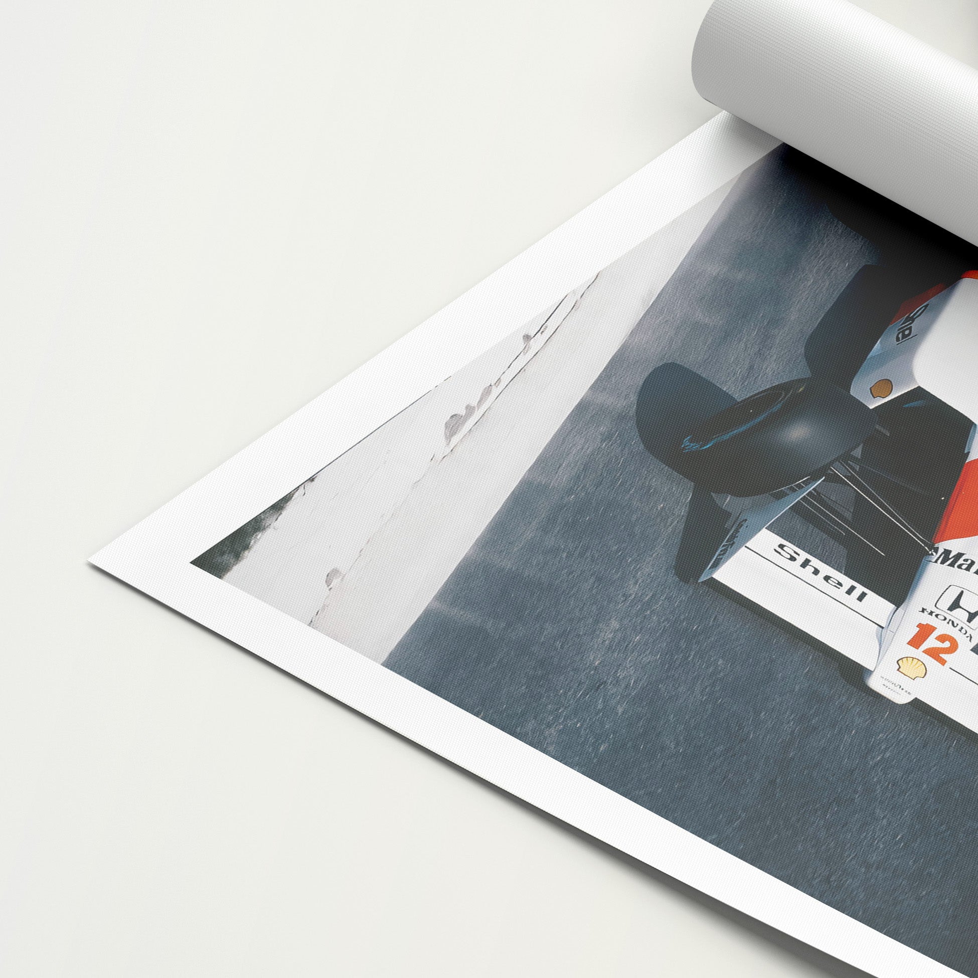 Ayrton Senna 'Fade' Canvas