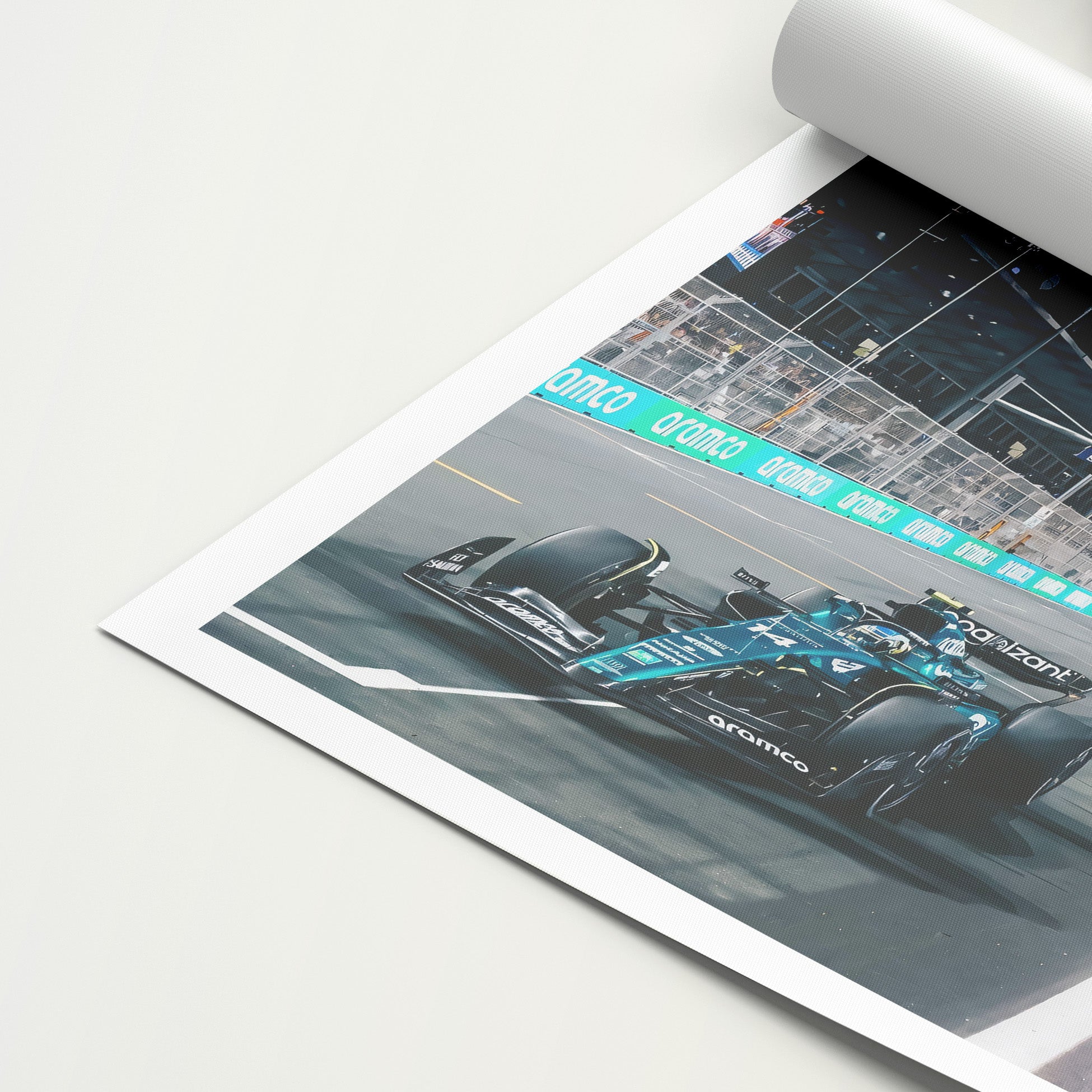 Aston Martin Aramco 'Fernando Alonso' Canvas