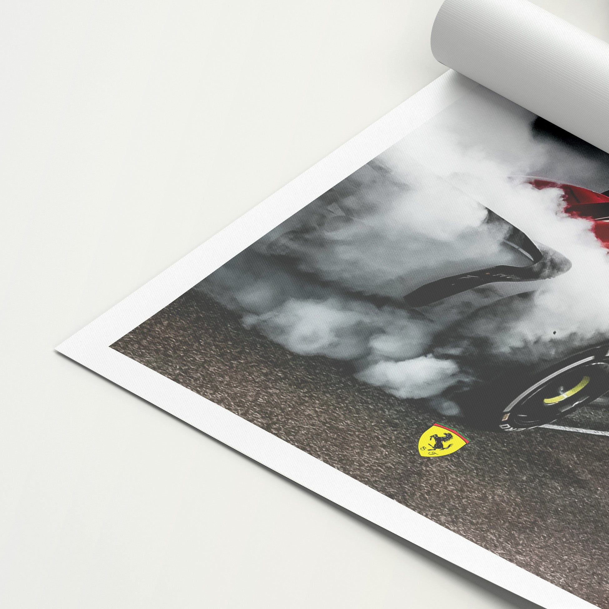 Charles Leclerc 'Burnout' Canvas