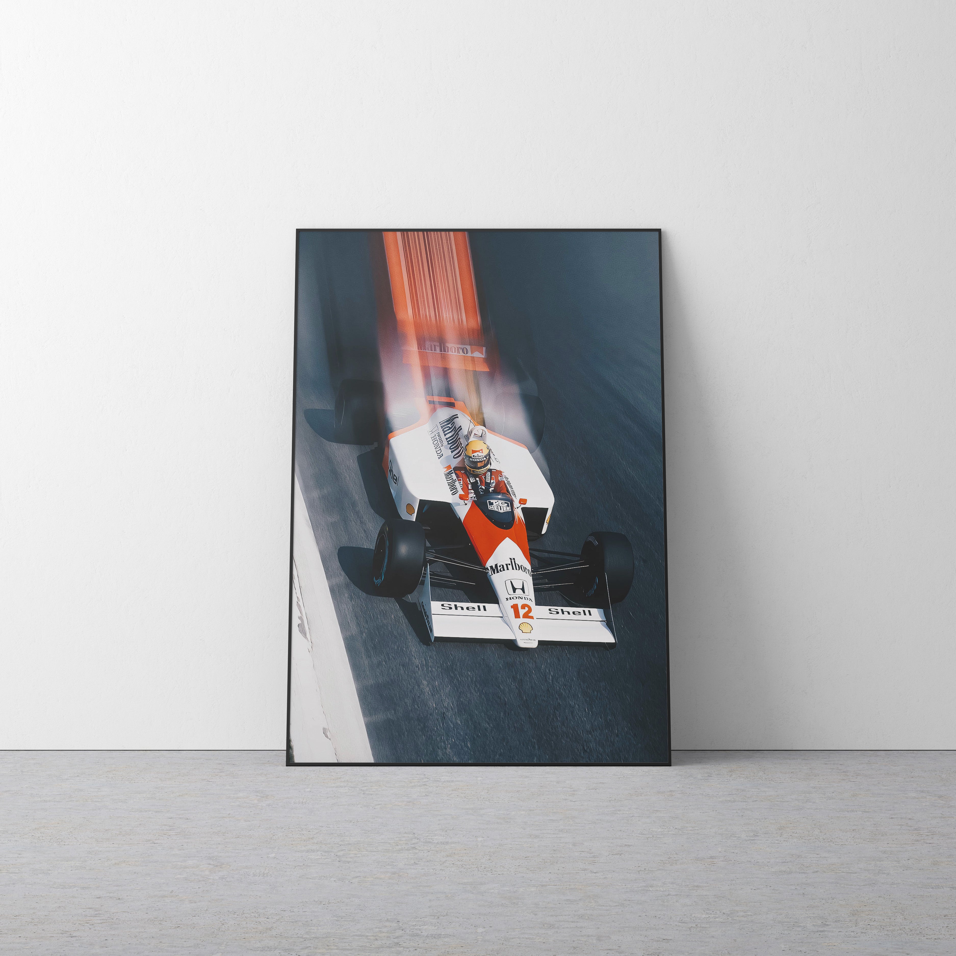 Ayrton Senna 'Fade' Canvas