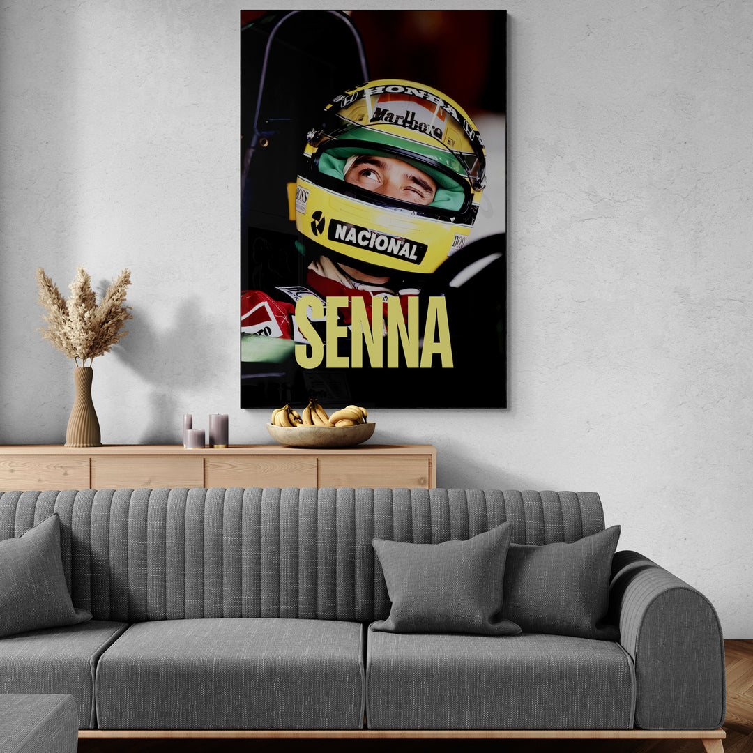 Ayrton Senna 'Wink' Canvas