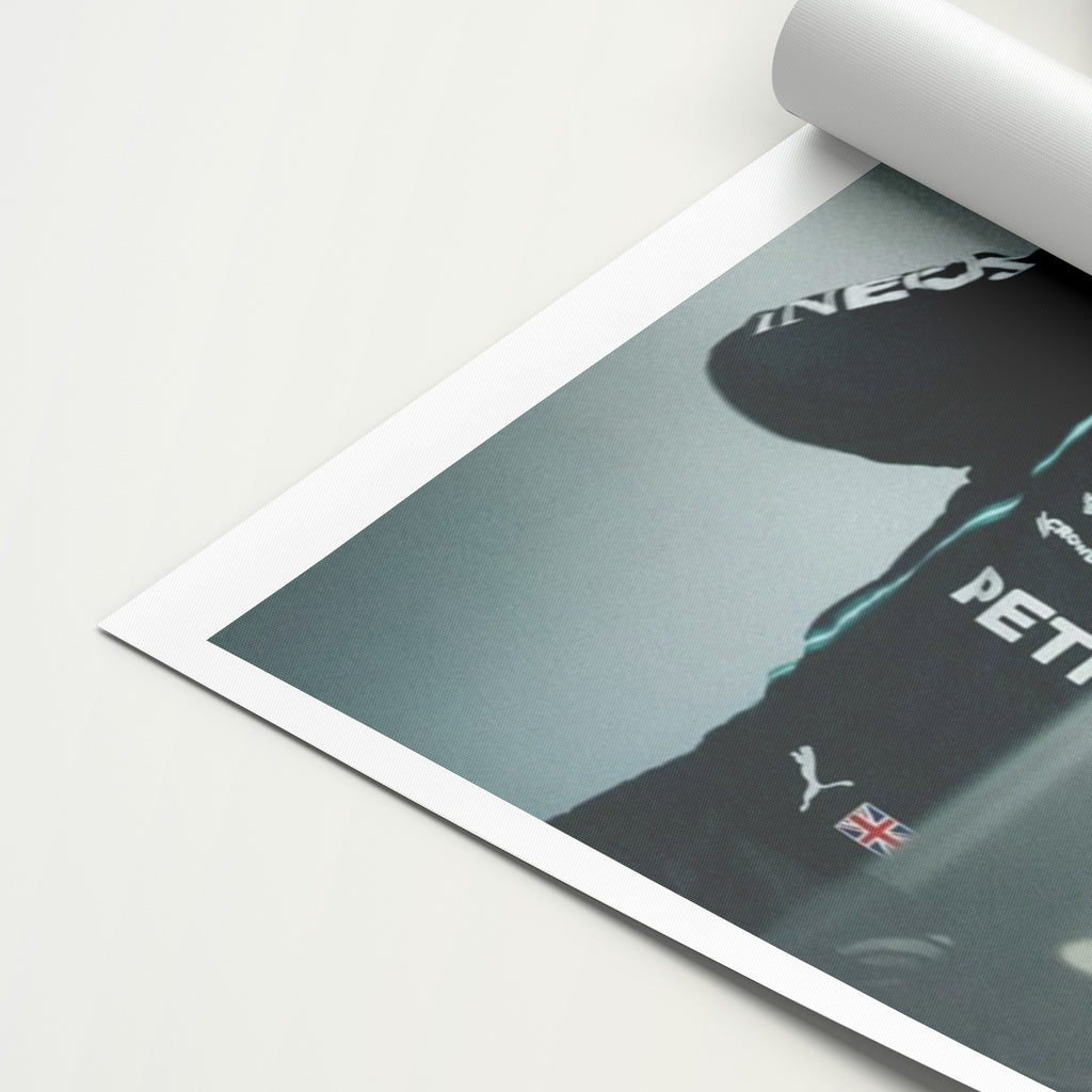 Lewis Hamilton 'GOAT' Canvas