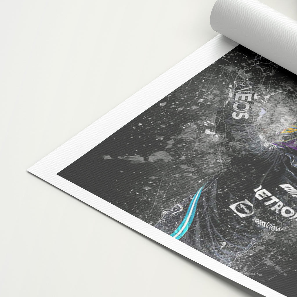 Lewis Hamilton 'Hammer Time' Canvas