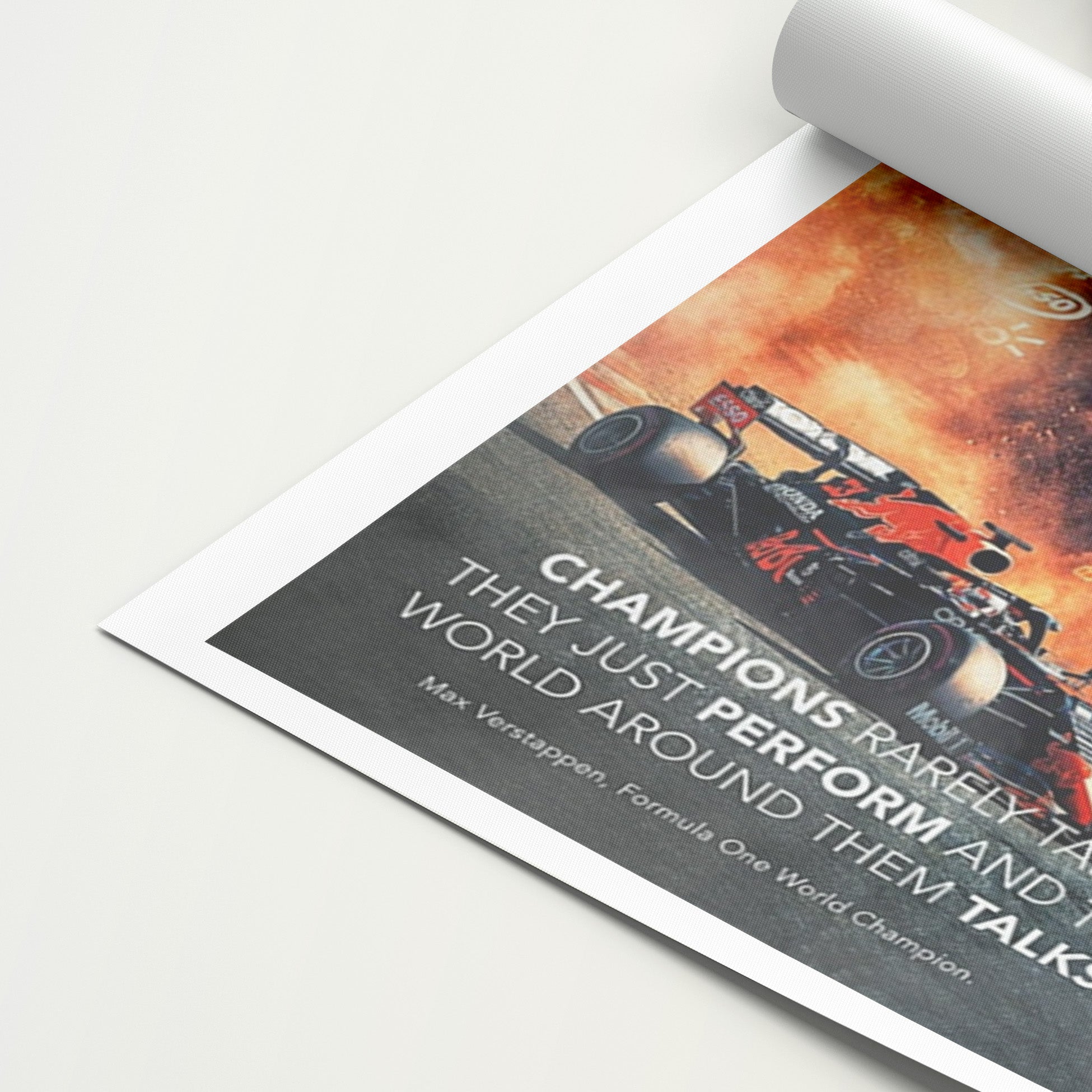 Max Verstappen 'Winners' Canvas