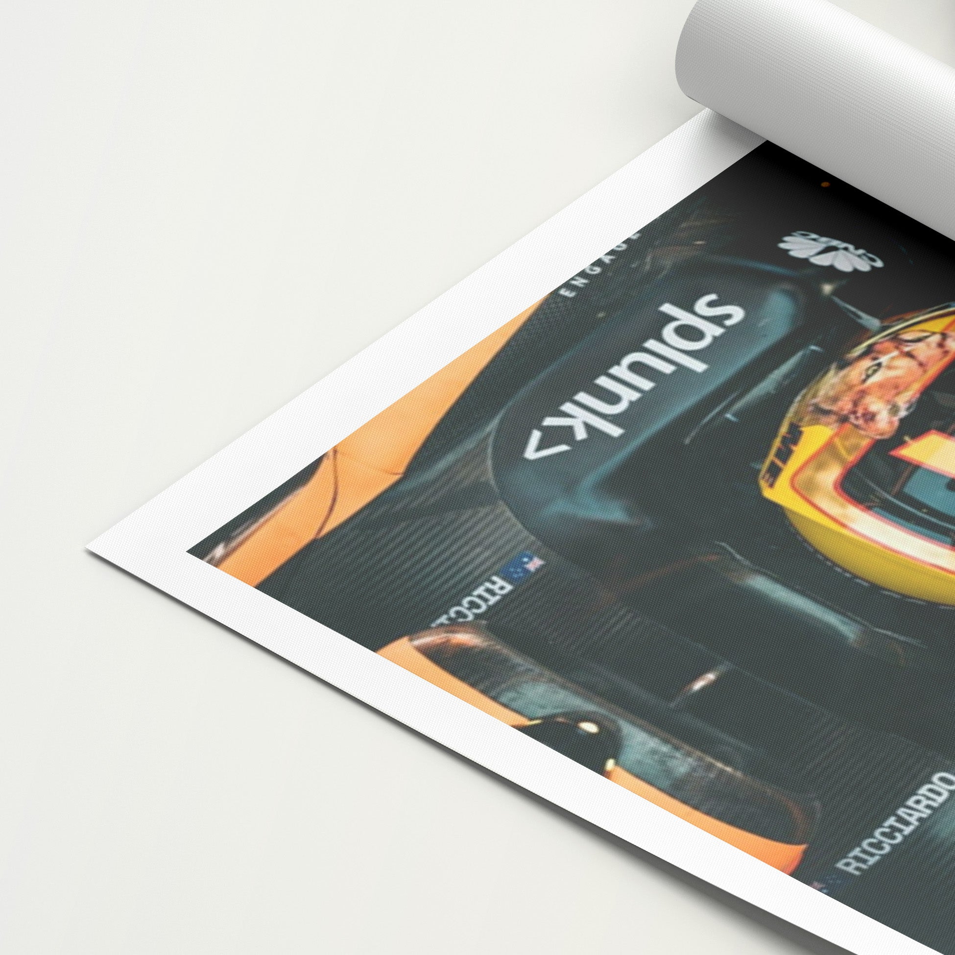 Daniel Ricciardo 'Three' Canvas