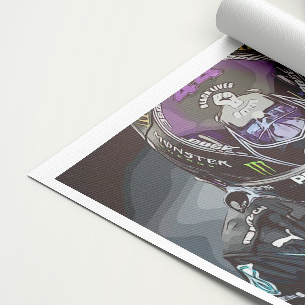 Lewis Hamilton '2020' Signed Canvas