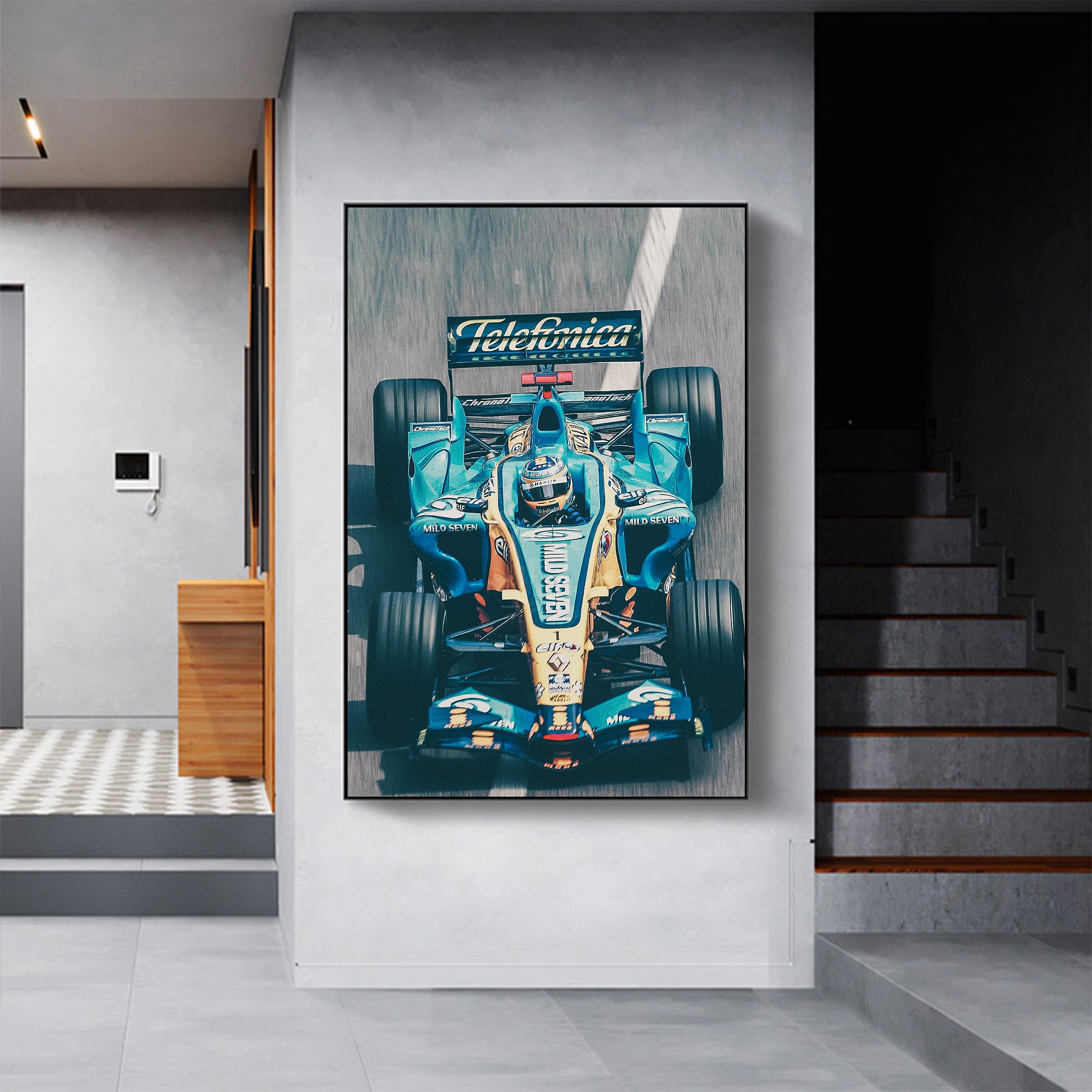 Fernando Alonso 'Renault 2006' Canvas
