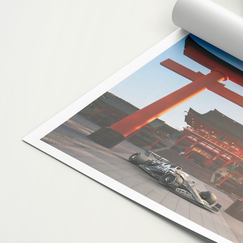 Yuki Tsunoda 'Fushimi Shrine' Canvas